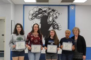 members of the girls softball team