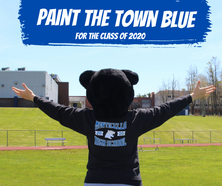 Paint the town blue for the class of 2020 Monticello Central School