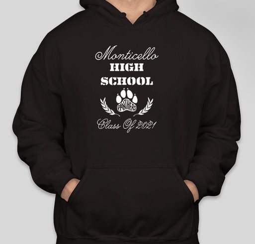 a black hoodie with the words class of 2021 written on it 