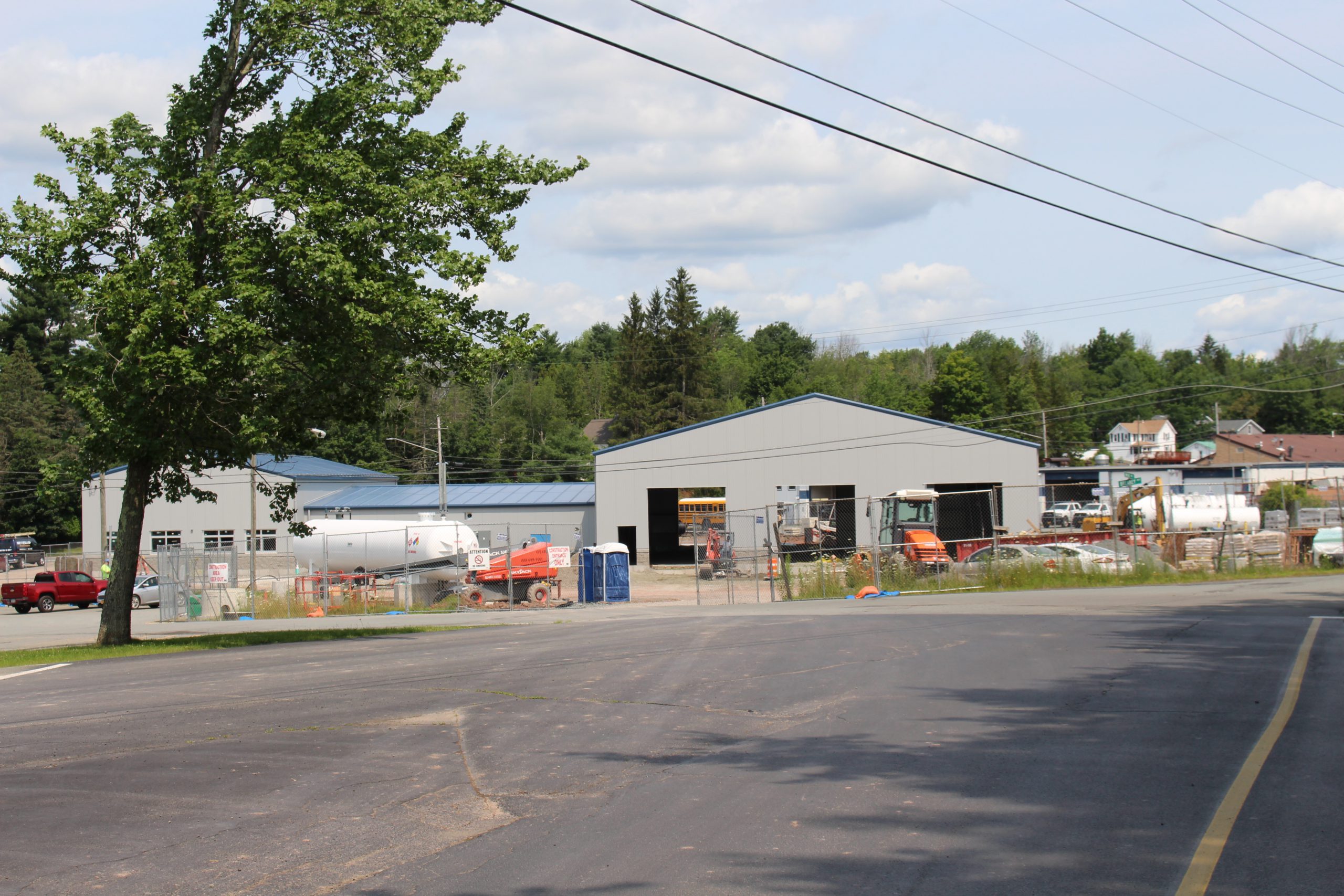 the Monticello bus garage 