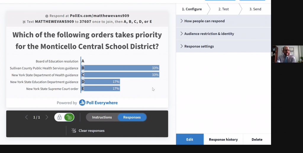 a screenshot of poll results 