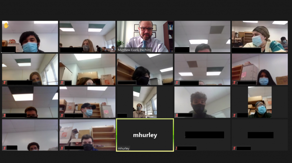 a screenshot of a Zoom meeting 