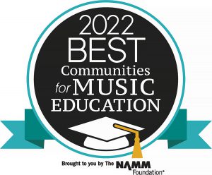 NAMM 2022 Best Community for Education logo