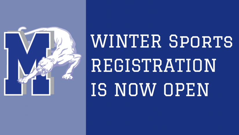 Text reads winter sports registration is now open