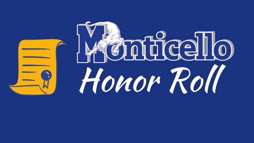 icon of scroll with the words "honor roll"