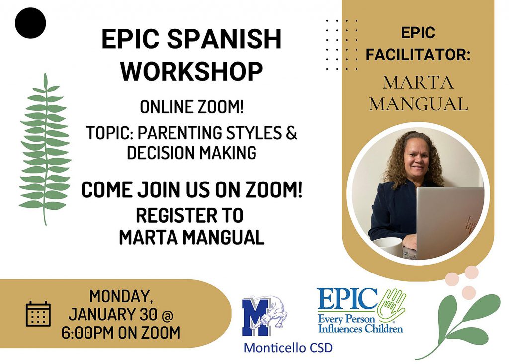 EPIC Workshop in Spanish.