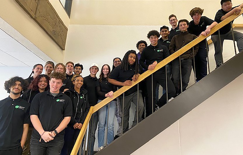 SUNY Sullivan Dining Etiquette trip group photo.