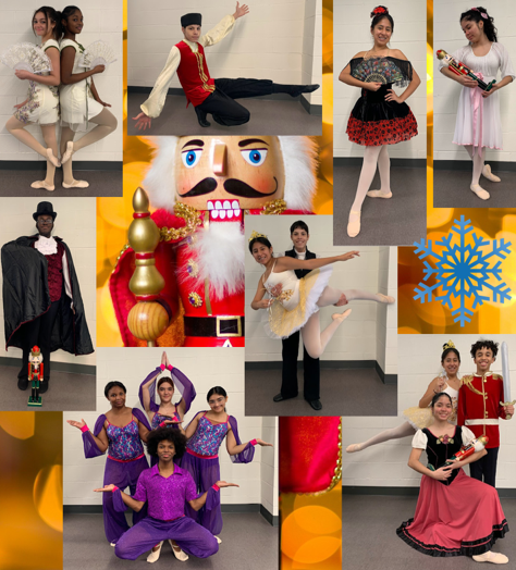 Photo collages of nutcrackers