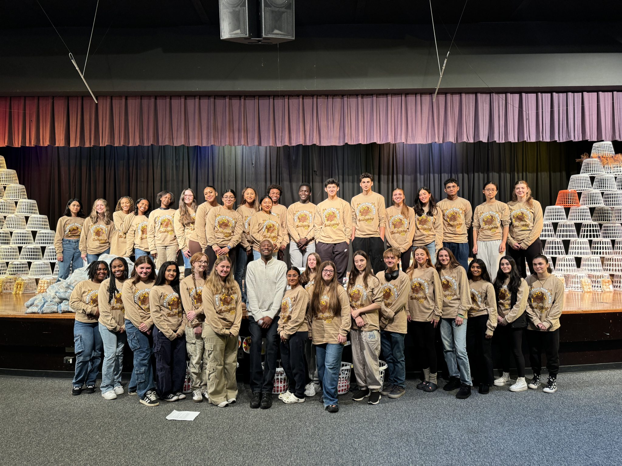 The 2024 Monticello High School Thanksgiving Food Drive is a Success