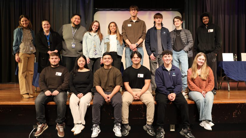 all of the panelists, along with the guidance team pose for a picture