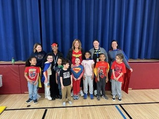 Ms. Crofoots students are dressed as superheroes