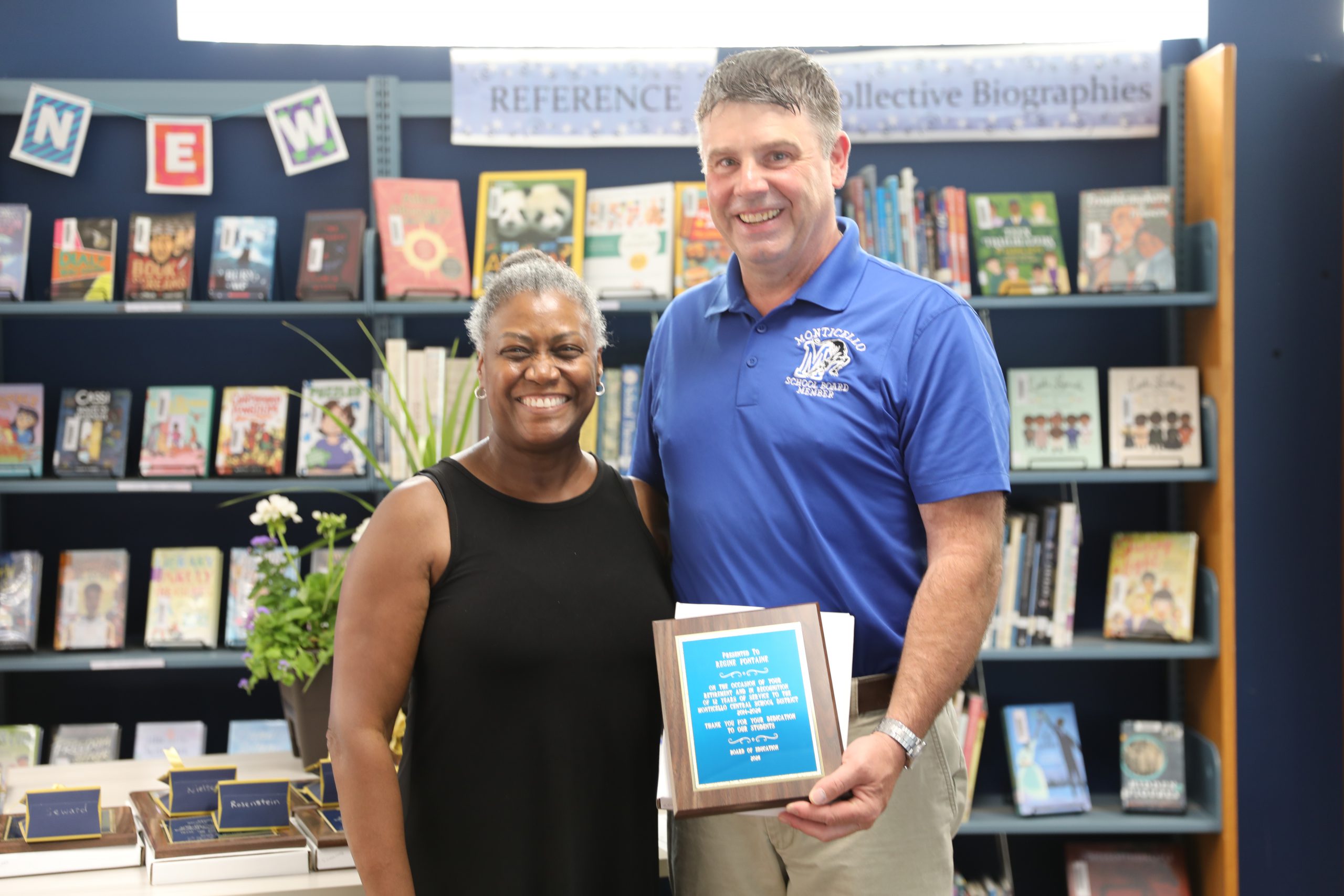 Regine Fontaine and Tim Crumley pose for the camera 