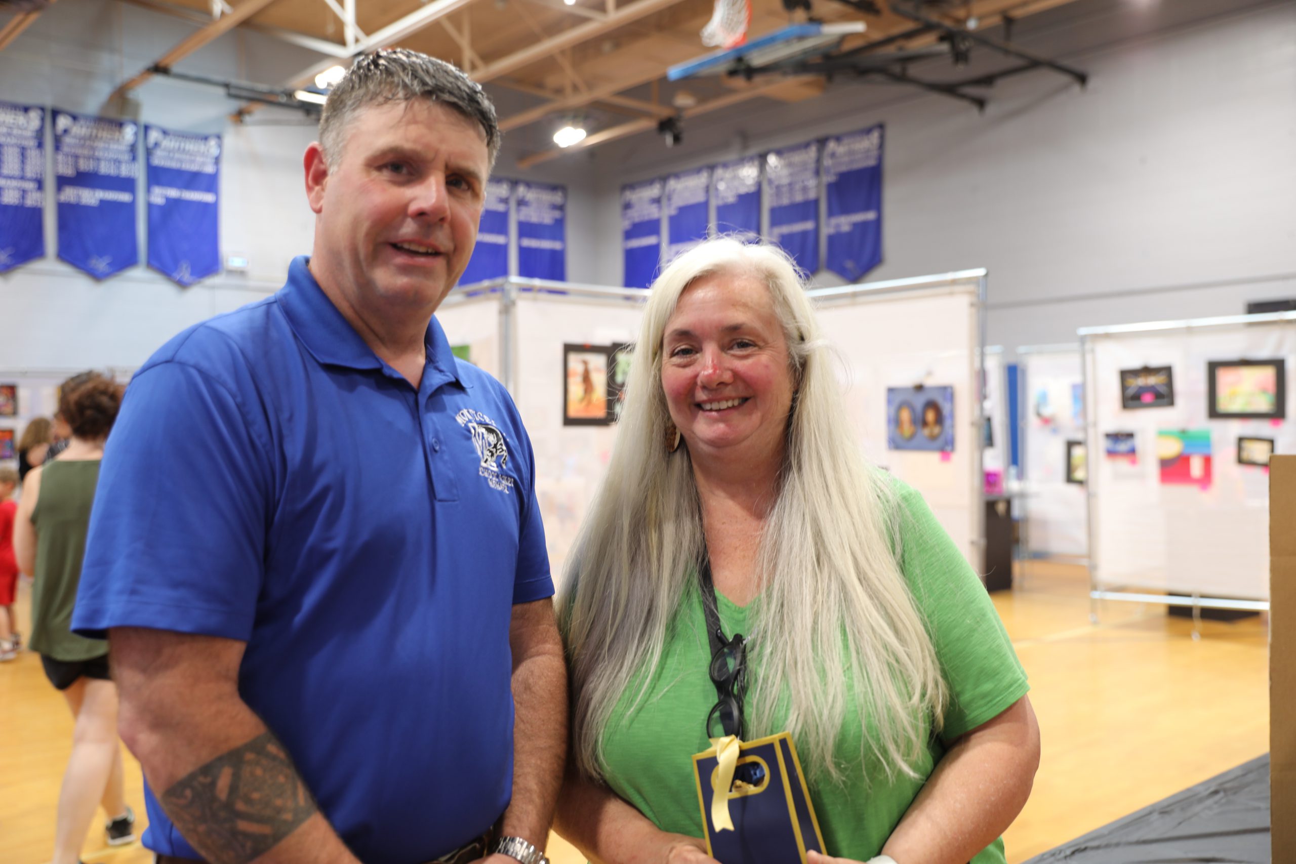 Brenda Sywalski and Tim Crumley pose 
